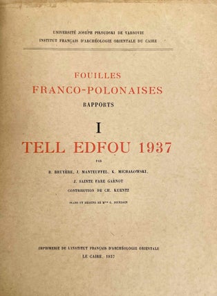 Tell Edfou 1937