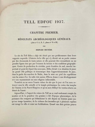 Tell Edfou 1937