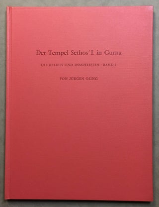Item #M2896 Der Tempel Sethos' I. in Qurna. Band I: Die Reliefs und Inschriften [all published]....[newline]M2896.jpg
