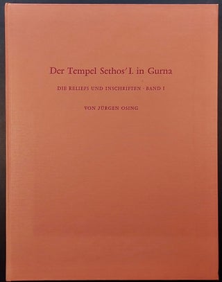 Item #M2896d Der Tempel Sethos' I. in Qurna. Band I: Die Reliefs und Inschriften [all published]....[newline]M2896d.jpg
