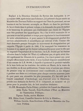 Rapports sur la marche du Service des Antiquit&eacute;s, de 1899 &agrave; 1910[newline]M2906-05.jpeg