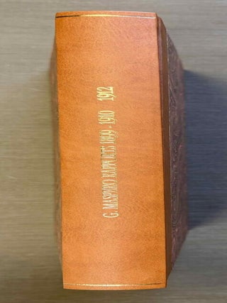 Item #M2906a Rapports sur la marche du Service des Antiquit&eacute;s, de 1899 &agrave; 1910. MASPERO Gaston[newline]M2906a-00.jpeg