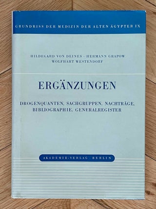 Item #M2910b Ergänzungen: Drogenquanten, Sachgruppen, Nachträge, Bibliographie,...