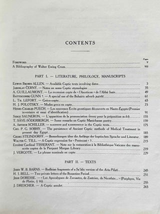 Coptic Studies in honor of Walter Ewing Crum.[newline]M2911e-05.jpeg