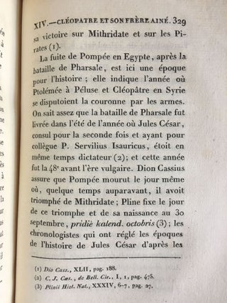 Annales des Lagides, ou chronologie des rois grecs d'Egypte successeurs d'Alexandre le Grand. 2 volumes (complete set)[newline]M2919-16.jpg