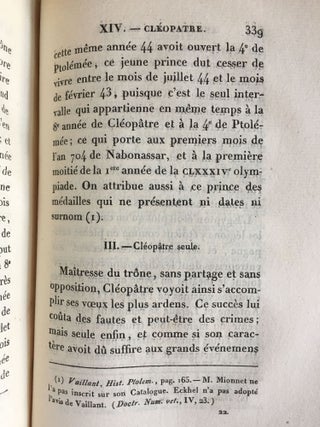 Annales des Lagides, ou chronologie des rois grecs d'Egypte successeurs d'Alexandre le Grand. 2 volumes (complete set)[newline]M2919-17.jpg