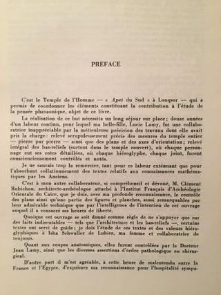 Le temple de l'homme: Apet du Sud &agrave; Louxor. 3 volumes (complete set).[newline]M2932-04.jpg