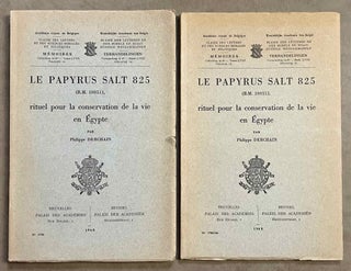 Item #M2936i Le papyrus Salt 825 (B. M. 10051), rituel pour la conservation de la vie en Egypte....[newline]M2936i-00.jpeg