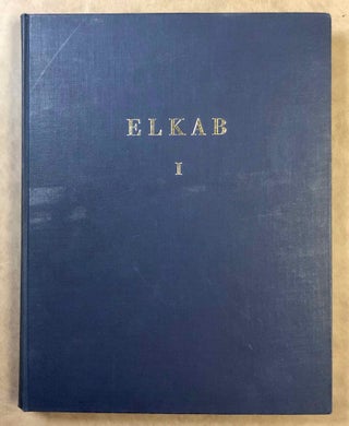 Elkab. Vol. I-VIII. Vol. I: Les monuments religieux à l'entrée de l'Ouady Hellal. Vol. II: L'Elkabien épipaléolithique de la Vallée du Nil égyptien. Vol. III: Les ostraca grecs. Vol. IV: Topographie (2 fascicles). Vol. V: The Naqada III Cemetery. Vol. VI,1 (Text) and VI,2 (Tafeln): Die Felsinschriften des Wadi Hilâl. Vol. VII: Die Barkenkapelle des Königs Sobekhotep III. in Elkab. Vol. VIII: La tombe de Setaou. Set of 8 volumes in 9 parts.