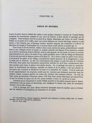 Elkab. Vol. I-VIII. Vol. I: Les monuments religieux à l'entrée de l'Ouady Hellal. Vol. II: L'Elkabien épipaléolithique de la Vallée du Nil égyptien. Vol. III: Les ostraca grecs. Vol. IV: Topographie (2 fascicles). Vol. V: The Naqada III Cemetery. Vol. VI,1 (Text) and VI,2 (Tafeln): Die Felsinschriften des Wadi Hilâl. Vol. VII: Die Barkenkapelle des Königs Sobekhotep III. in Elkab. Vol. VIII: La tombe de Setaou. Set of 8 volumes in 9 parts.