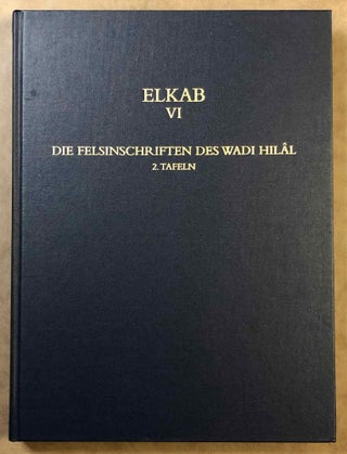 Elkab. Vol. I-VIII. Vol. I: Les monuments religieux à l'entrée de l'Ouady Hellal. Vol. II: L'Elkabien épipaléolithique de la Vallée du Nil égyptien. Vol. III: Les ostraca grecs. Vol. IV: Topographie (2 fascicles). Vol. V: The Naqada III Cemetery. Vol. VI,1 (Text) and VI,2 (Tafeln): Die Felsinschriften des Wadi Hilâl. Vol. VII: Die Barkenkapelle des Königs Sobekhotep III. in Elkab. Vol. VIII: La tombe de Setaou. Set of 8 volumes in 9 parts.