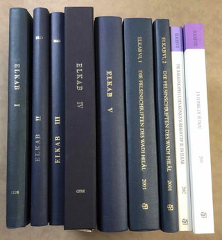 Item #M2937c Elkab. Vol. I-VIII. Vol. I: Les monuments religieux à l'entrée de...