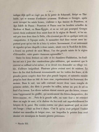 Fouilles exécutées à Baouît. Texte (only)[newline]M2943-14.jpg