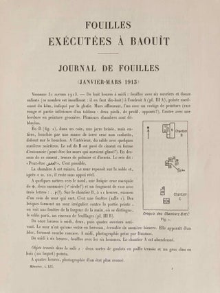 Fouilles exécutées à Baouît. Texte (only)[newline]M2943-19.jpg