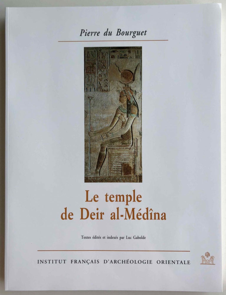 Item #M2945a Le temple de Deir al-Médîna. BOURGUET Pierre - GABOLDE Luc, du.[newline]M2945a.jpg