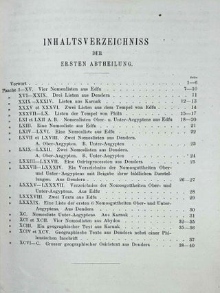 Geographische inschriften alt&auml;gyptischer Denkm&auml;ler. Band I und Band II.[newline]M2947-11.jpeg