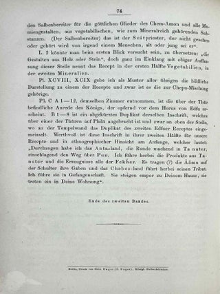 Geographische inschriften alt&auml;gyptischer Denkm&auml;ler. Band I und Band II.[newline]M2947-20.jpeg