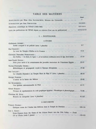 Livre du centenaire de l'Institut Français d'Archéologie Orientale