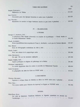 Livre du centenaire de l'Institut Français d'Archéologie Orientale