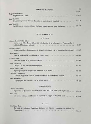 Livre du centenaire de l'Institut Français d'Archéologie Orientale