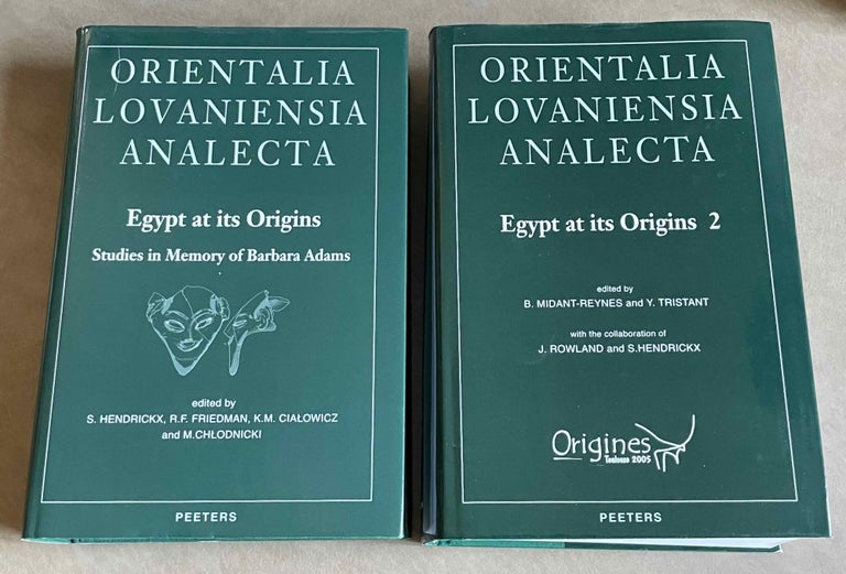 Item #M2956b Egypt at its origins. Vol. I: Studies in memory of Barbara Adams. Vol. II (set of 2 volumes). ADAMS Barbara - MIDANT Reynes Beatrix et alii, in honorem.[newline]M2956b-00.jpeg