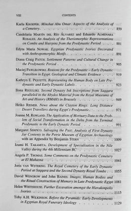 Egypt at its origins. Vol. I: Studies in memory of Barbara Adams. Vol. II (set of 2 volumes)[newline]M2956b-06.jpeg
