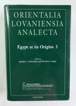 Item #M2956c Egypt at its origins. Vol. III: Proceedings of the Third International Conference...[newline]M2956c-00.jpeg