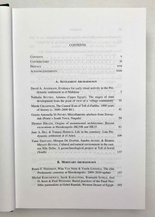 Egypt at its origins. Vol. III: Proceedings of the Third International Conference Origin of the State, Predynastic and Early Dynastic Egypt, London 27th July - 1st August 2008.