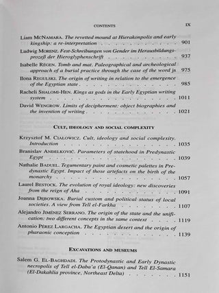 Egypt at its origins. Vol. II.
