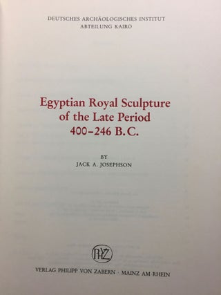 Egyptian royal sculpture of the Late Period 400-246 B.C.