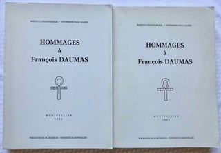 Hommages à François Daumas. Tomes I & II (complete set)[newline]M2961b-01.jpg