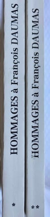 Item #M2961b Hommages à François Daumas. Tomes I & II (complete set). DAUMAS...
