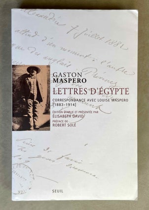 Item #M2963 Lettres d'Egypte. Correspondance avec Louise Maspero (1883-1914). Edition établie et...[newline]M2963-00.jpeg