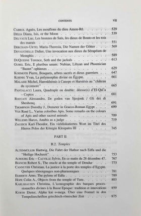 Egyptian religion. The last thousand years. Studies dedicated to the memory of Jan Quaegebeur. Vol. I & II (complete set)[newline]M2964a-05.jpeg