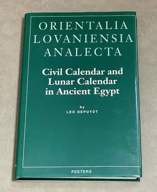 Item #M2968a Civil calendar and lunar calendar in Ancient Egypt. DEPUYDT Leo[newline]M2968a-00.jpeg