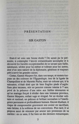 Gaston Maspero. 1846-1916. Le gentleman égyptologue.[newline]M2972-02.jpeg