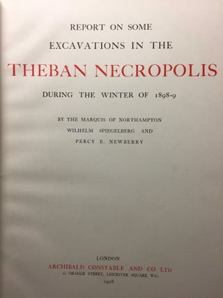 Report on some excavations in the Theban necropolis during the winter of 1898-9[newline]M2976b-03.jpg