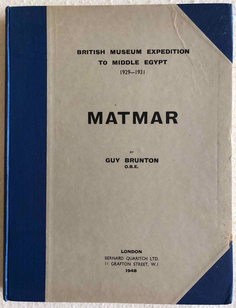 Item #M2977a Matmar. British Museum expedition to Middle Egypt 1929-1931. BRUNTON Guy.[newline]M2977a.jpg