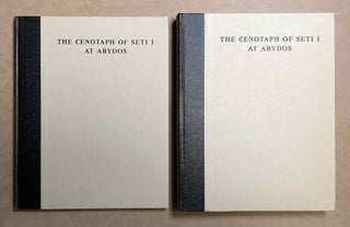 Item #M2978f The cenotaph of Seti I at Abydos. Vol. I: Text. Vol. II: Plates (complete set)....[newline]M2978f-00.jpeg