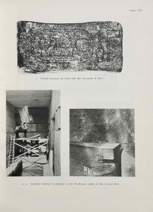 The cenotaph of Seti I at Abydos. Vol. I: Text. Vol. II: Plates (complete set)