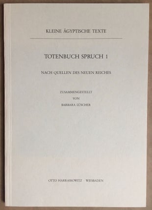 Item #M2981 Totenbuch Spruch 1. LÜSCHER Barbara[newline]M2981.jpg