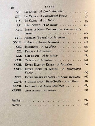 Voyage en Égypte (1849-1850). Correspondance suivie d'une Notice et de Notes par René Hélot.[newline]M2996-13.jpg