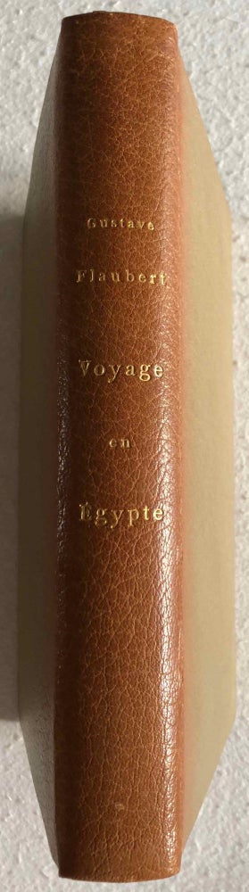 Item #M2996 Voyage en Égypte (1849-1850). Correspondance suivie d'une Notice et de Notes par René Hélot. FLAUBERT Gustave.[newline]M2996.jpg