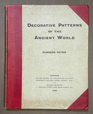 Item #M3010a Decorative patterns of the ancient world. PETRIE William M. Flinders[newline]M3010a-00.jpeg