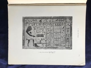 Egyptian tomb steles and offering stones of the Museum of Anthropology and Ethnology of the University of California[newline]M3016a-05.jpg