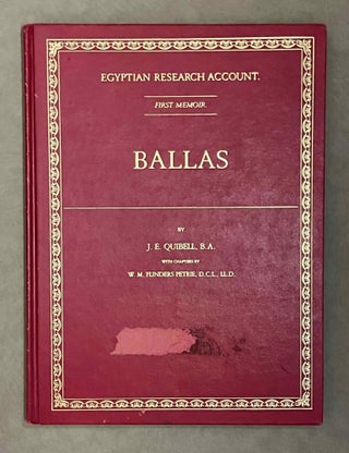 Item #M3017c Ballas. QUIBELL James Edward