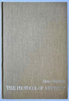 Item #M3021c The protocol of Neferyt (the prophecy of Neferti). GOEDICKE Hans