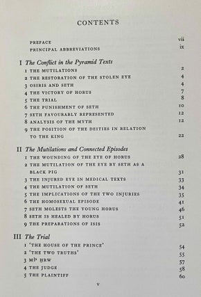 The conflict of Horus and Seth from Egyptian and classical sources