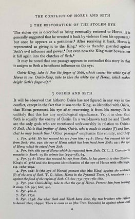 The conflict of Horus and Seth from Egyptian and classical sources