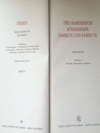 Zwei Ramessidische Königsgräber: Ramses IV und Ramses VII